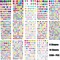 1200+ Pcs Self-Adhesive Gems Stickers – 14 Sheets Rhinestone Stickers, 8 Shapes of Sparkle Jewels for DIY Crafts, Nail Art, Body, Makeup, and Festivals